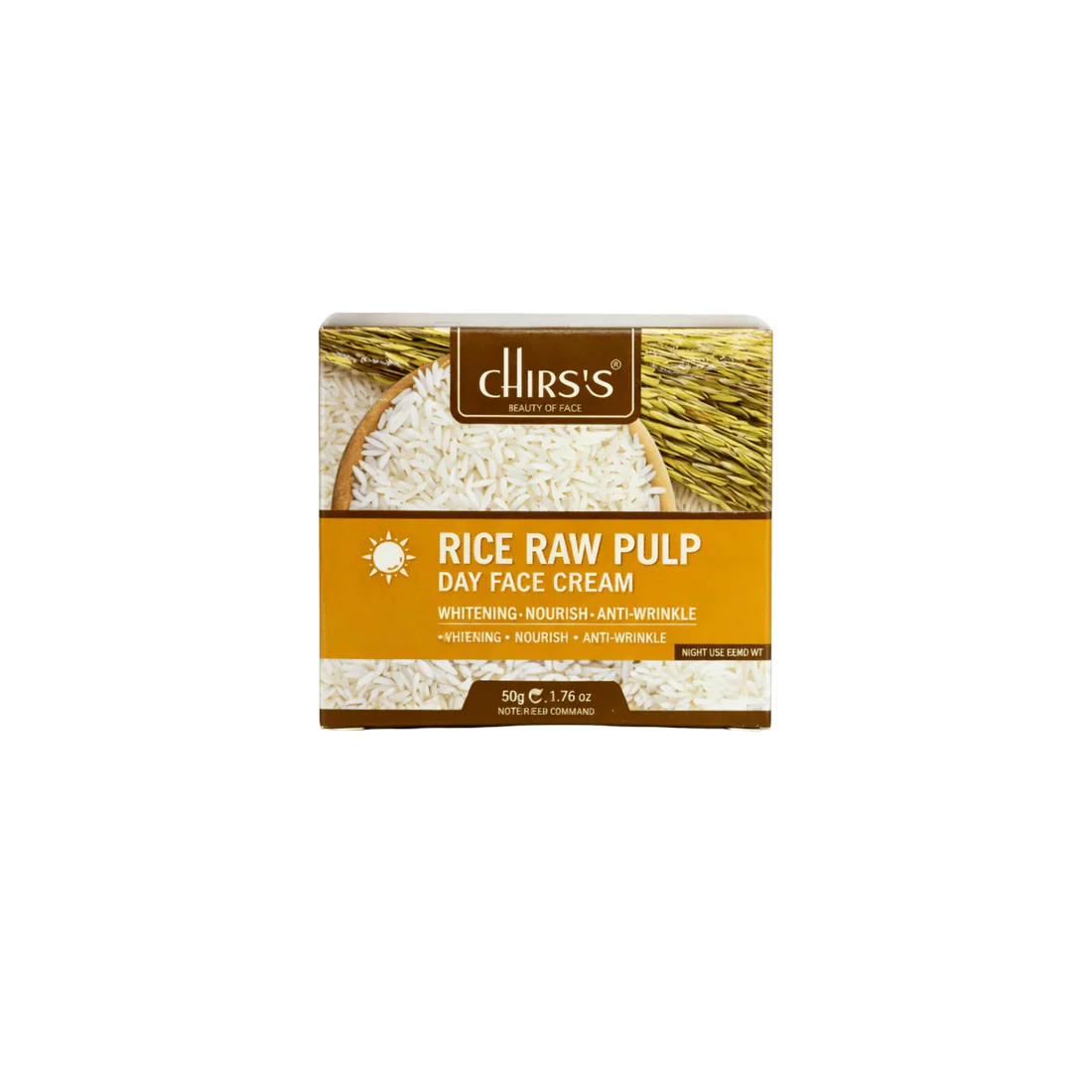 Chirs's Rice Raw Pulp Day Face 50g Cream Chirs's Rice Raw Pulp Day Face 50g Cream price in Pakistan