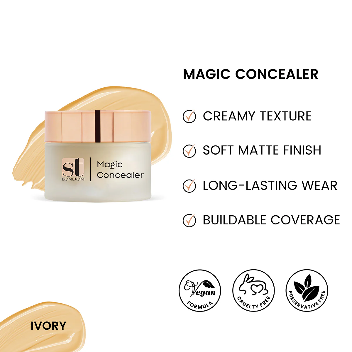 ST London - Magic Concealer Ivory ST London - Magic Concealer Ivory price in Pakistan