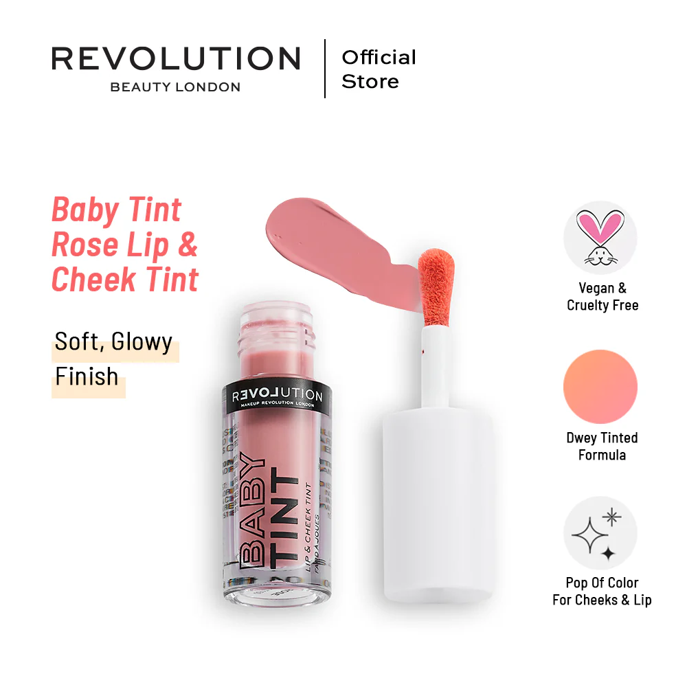 Revolution Relove Baby Tint Lip & Cheek Tint Rose Revolution Relove Baby Tint Lip & Cheek Tint Rose price in Pakistan