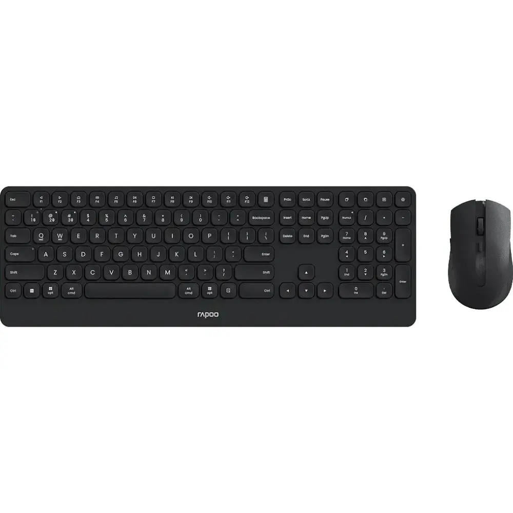 Rapoo 9510M Ultra Slim Multi Mode Wireless Keyboard & Mouse Combo Black Rapoo 9510M Ultra Slim Multi Mode Wireless Keyboard & Mouse Combo Black price in Pakistan
