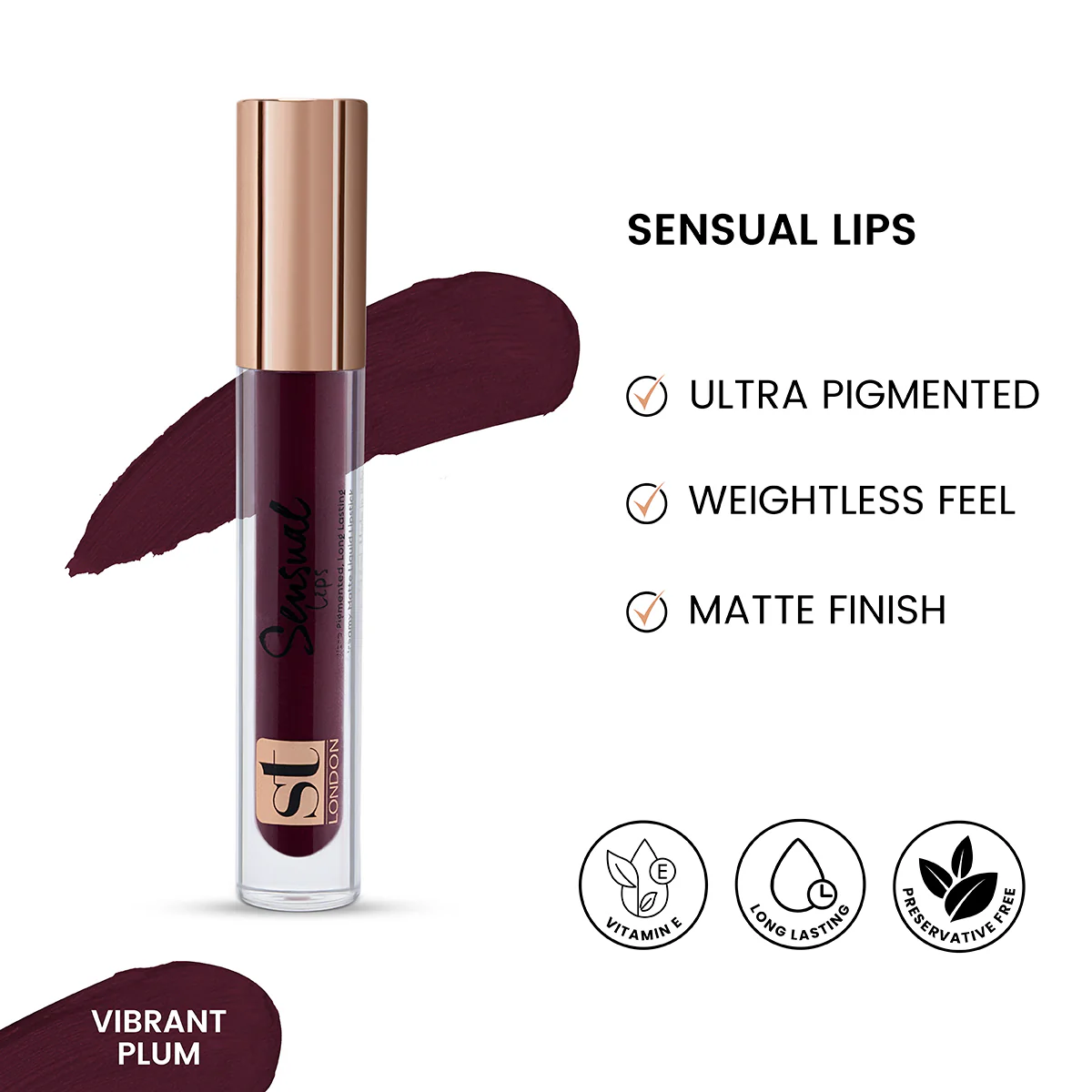 ST London - Sensual Lips Vibrant Plum ST London - Sensual Lips Vibrant Plum price in Pakistan