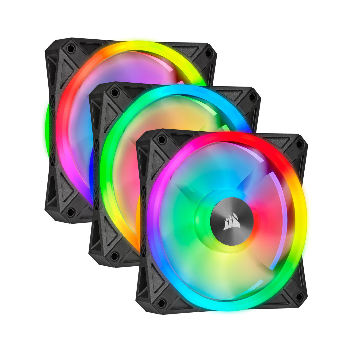 Corsair iCUE QL120 RGB 120mm PWM Triple Fan with Lighting Node CORE Corsair iCUE QL120 RGB 120mm PWM Triple Fan with Lighting Node CORE price in Pakistan