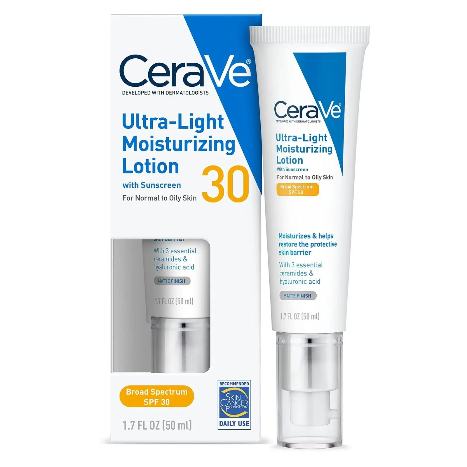 CeraVe - Ultra-Light Moisturizing Lotion SPF 30 - 50ml CeraVe - Ultra-Light Moisturizing Lotion SPF 30 - 50ml price in Pakistan