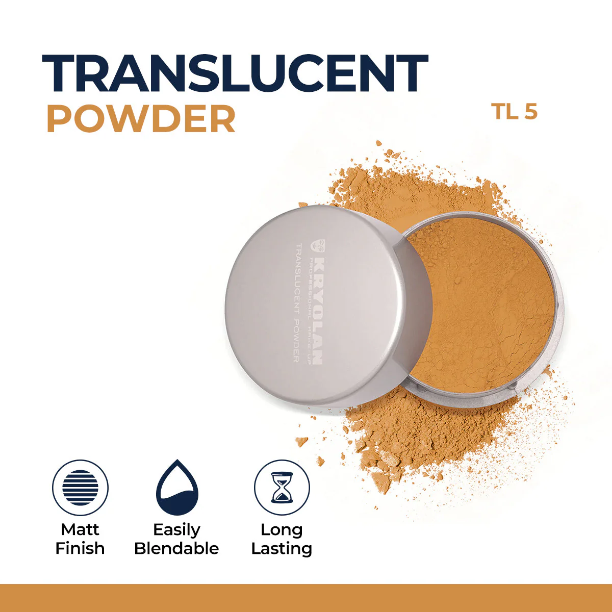 Kryolan - Translucent Powder tl 5 Kryolan - Translucent Powder tl 5 price in Pakistan