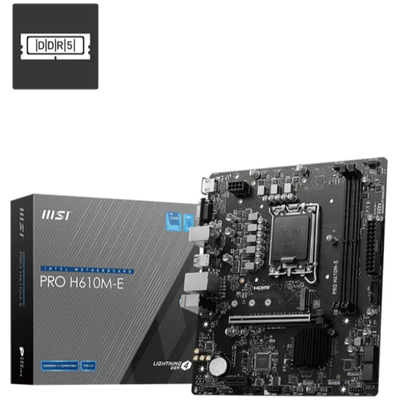 MSI PRO H610M-S DDR5 Motherboard MSI PRO H610M-S DDR5 Motherboard price in Pakistan