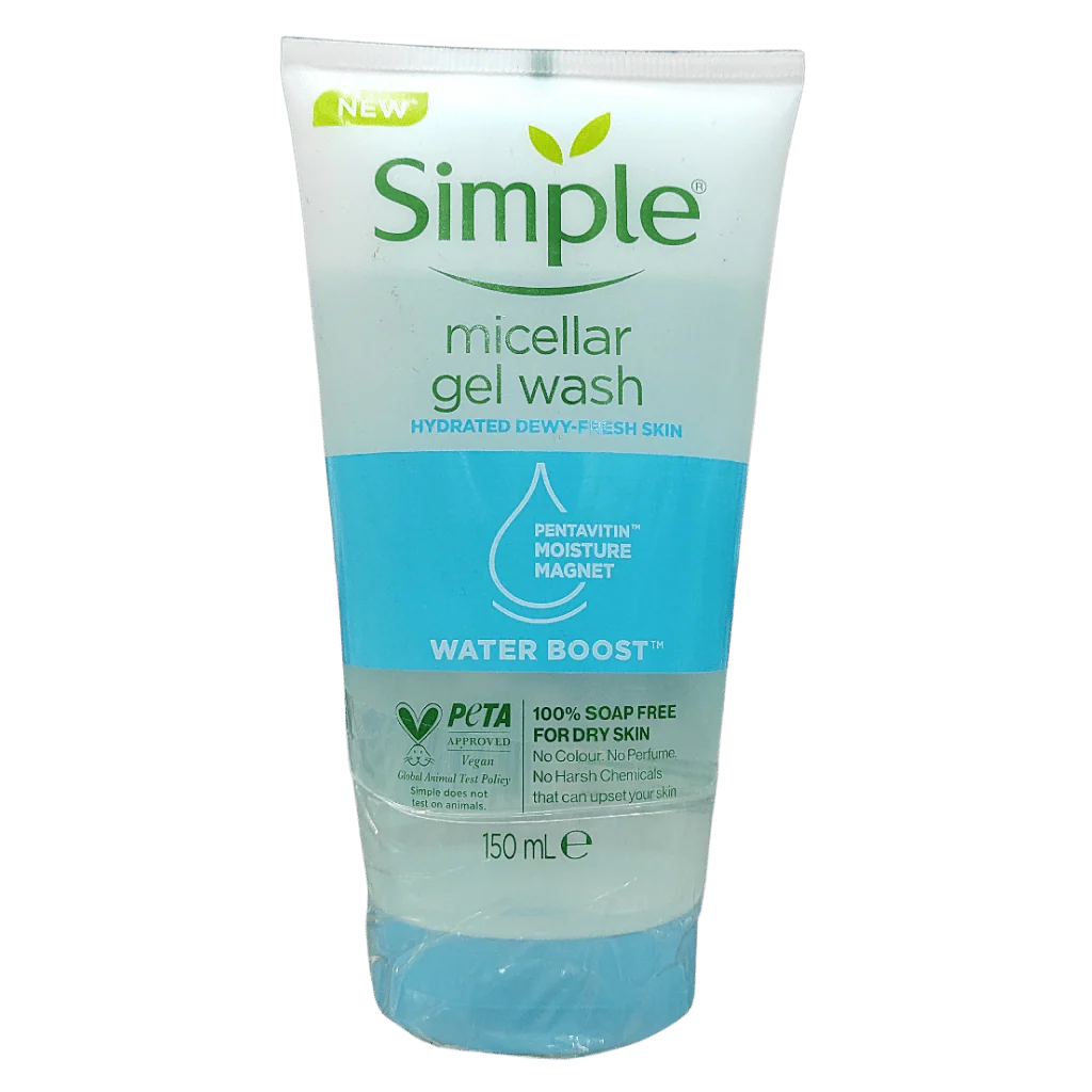 Simple Water Boost Micellar Facial Gel Wash (150ml) Simple Water Boost Micellar Facial Gel Wash (150ml) price in Pakistan