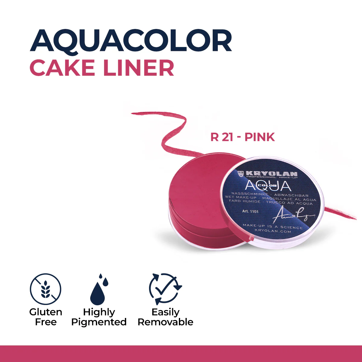 Kryolan Aquacolor Cake Liner R 21 Pink Kryolan Aquacolor Cake Liner R 21 Pink price in Pakistan