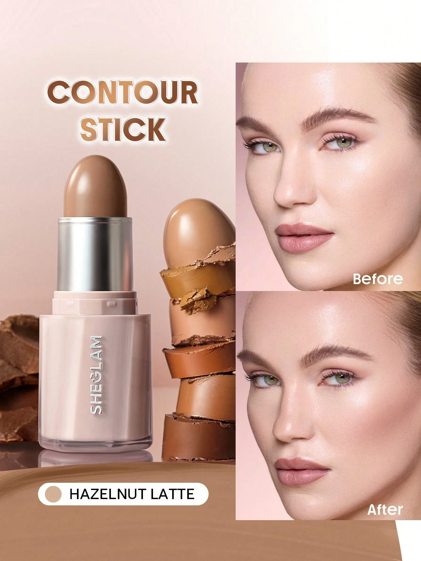 SHEGLAM Buttery Buff Contour & Bronzer Stick Hazelnut Latte SHEGLAM Buttery Buff Contour & Bronzer Stick Hazelnut Latte price in Pakistan
