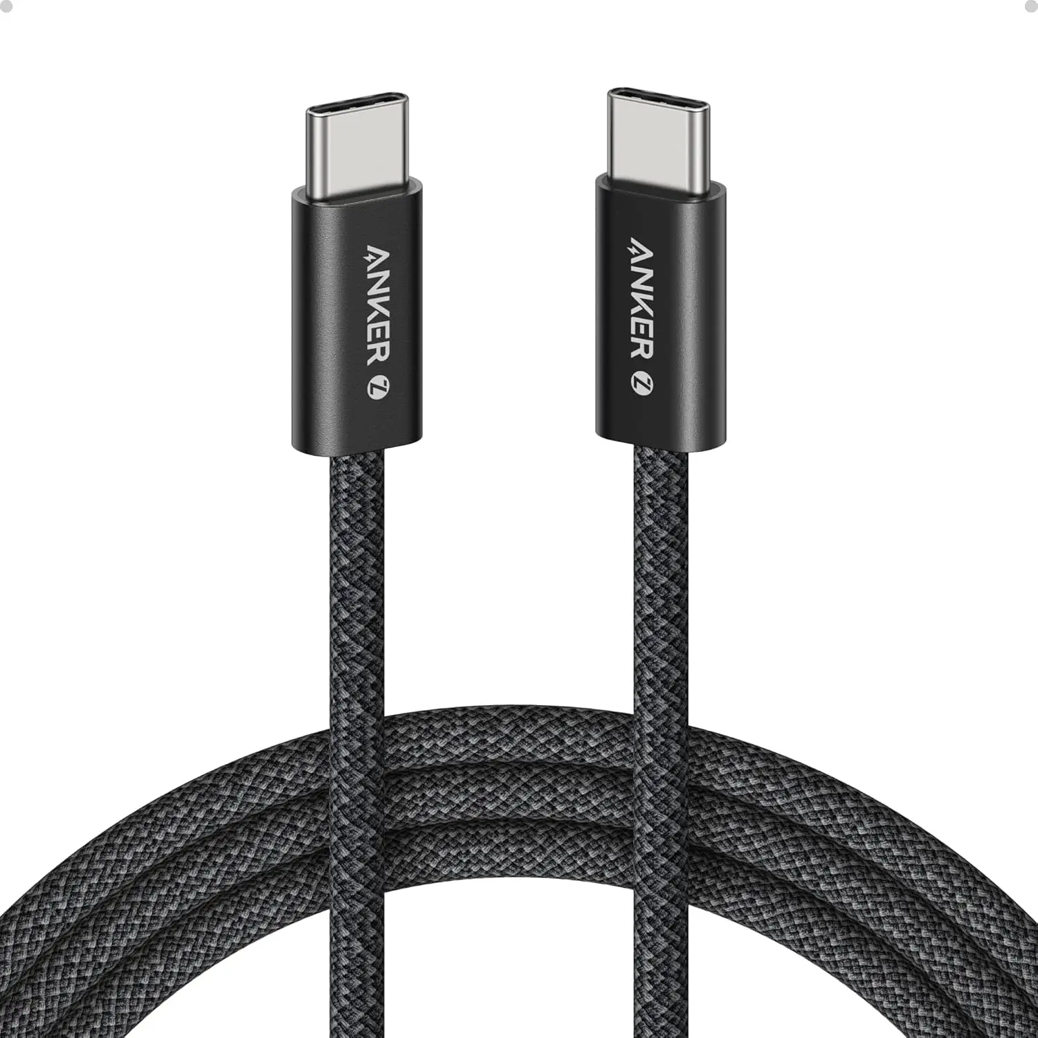 Anker Zolo 240w Braided Usb C to Usb C Cable 3.3ft A8060H11 OP Black Anker Zolo 240w Braided Usb C to Usb C Cable 3.3ft A8060H11 OP Black price in Pakistan