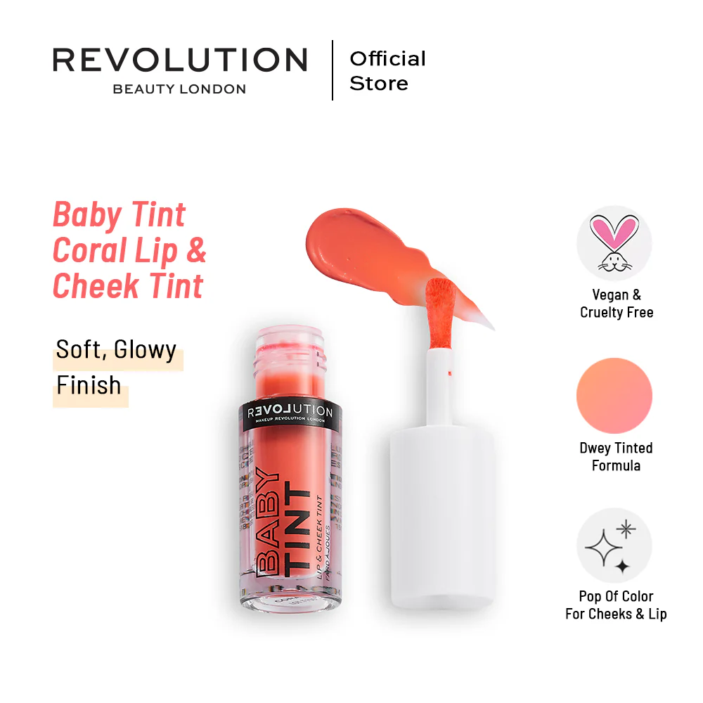 Revolution Relove Baby Tint Lip & Cheek Tint Coral Revolution Relove Baby Tint Lip & Cheek Tint Coral price in Pakistan
