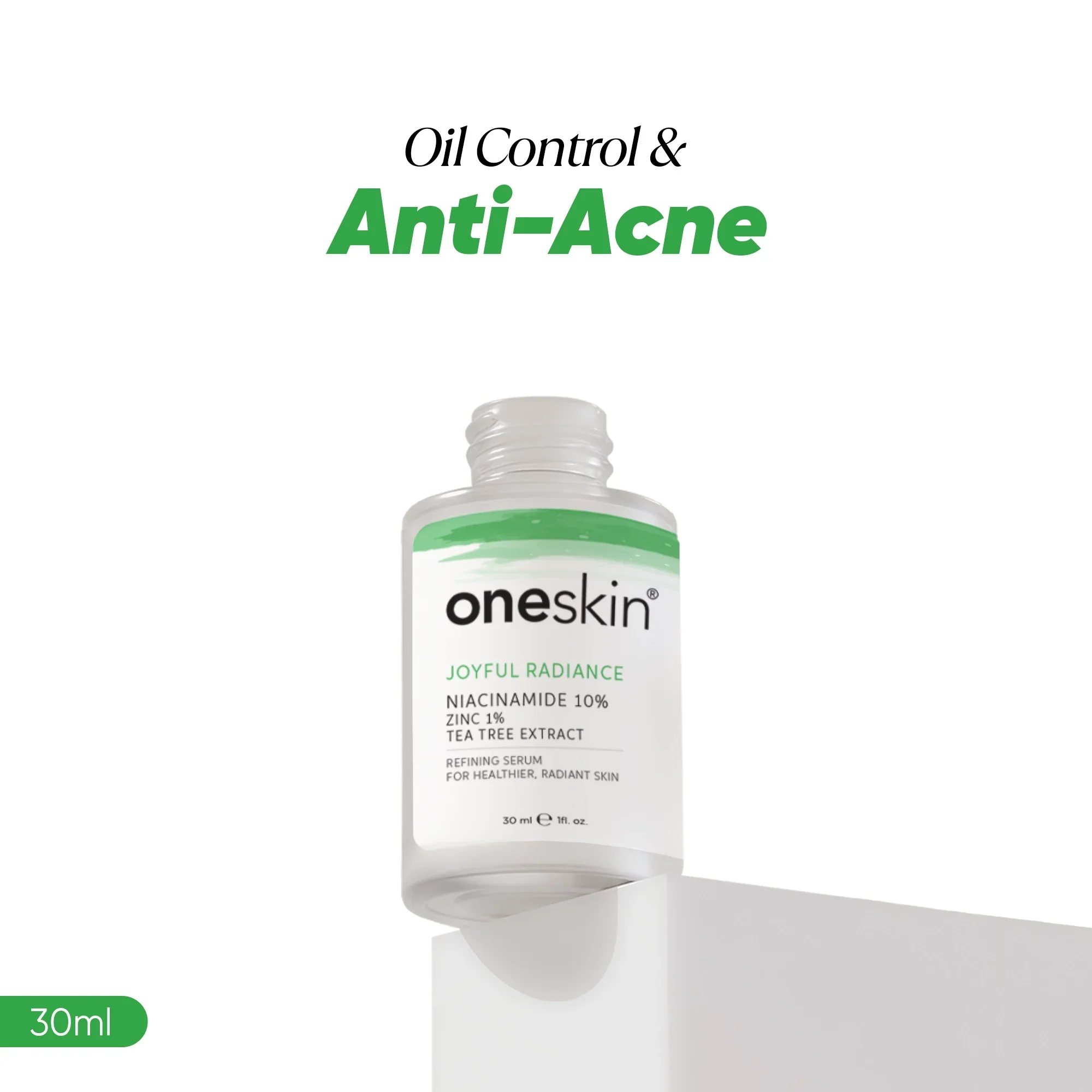 Oneskin Joyful Radiance Niacinamide 10%, Zinc 1%, Tea Tree Extract - 30ml Oneskin Joyful Radiance Niacinamide 10%, Zinc 1%, Tea Tree Extract - 30ml price in Pakistan