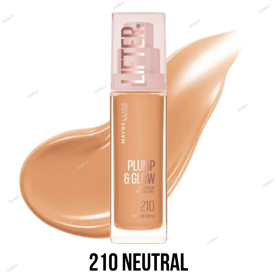 Maybelline Lifter Plump & Glow Foundation 30ML 210 NEUTRAL Maybelline Lifter Plump & Glow Foundation 30ML 210 NEUTRAL price in Pakistan