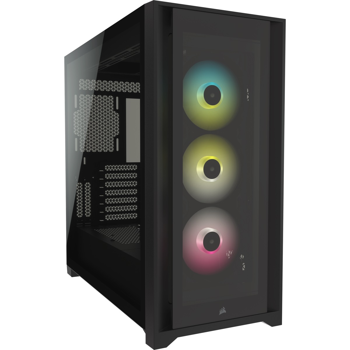 Corsair iCUE 5000X RGB Tempered Glass Mid Tower ATX PC Smart Case Black Corsair iCUE 5000X RGB Tempered Glass Mid Tower ATX PC Smart Case Black price in Pakistan