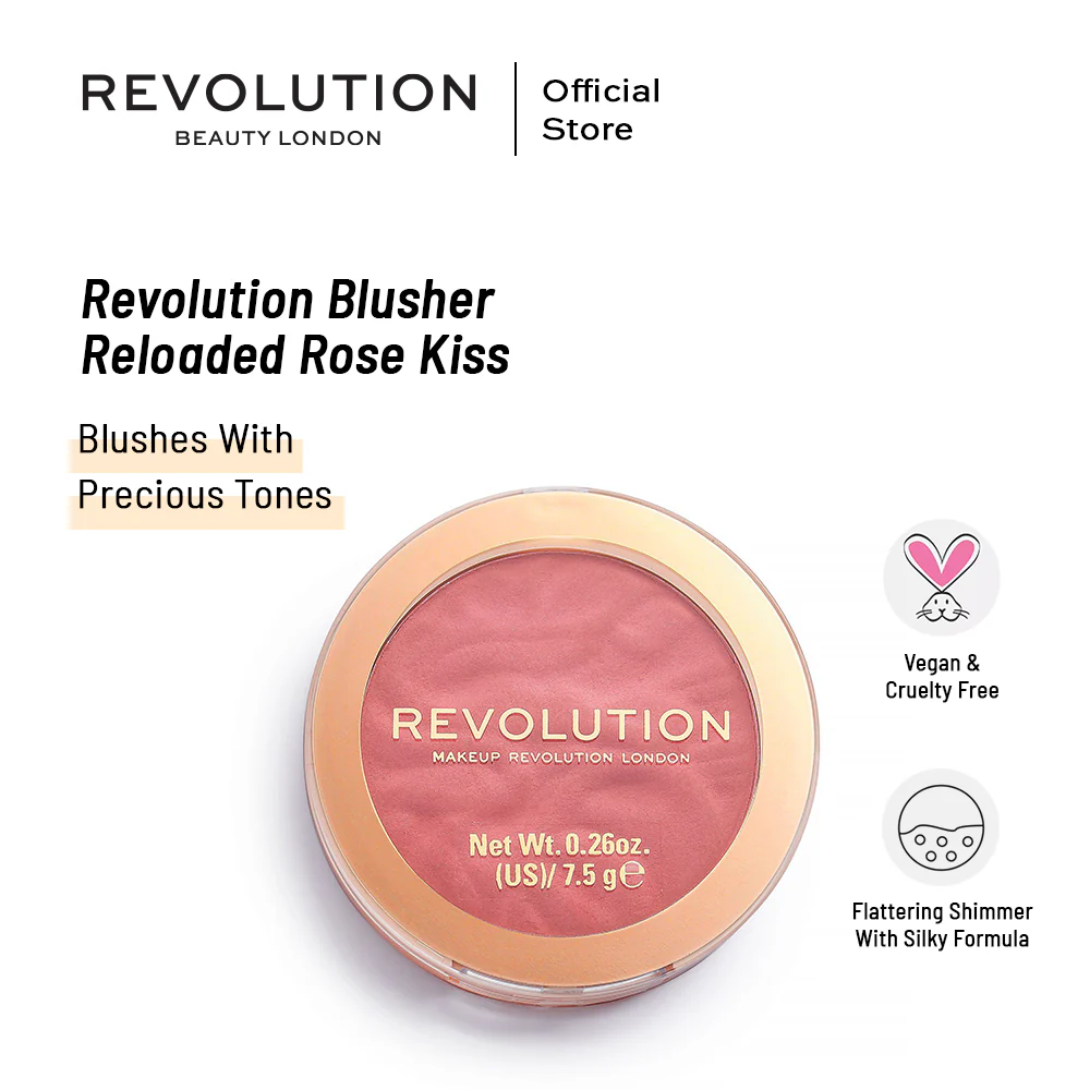 Makeup Revolution Blusher Reloaded Kiss Rose Makeup Revolution Blusher Reloaded Kiss Rose price in Pakistan