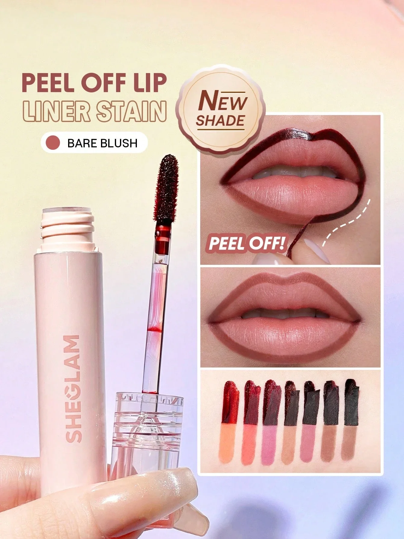 SHEGLAM Fall In Line Peel Off Lip Liner Stain Bare Blush SHEGLAM Fall In Line Peel Off Lip Liner Stain Bare Blush price in Pakistan
