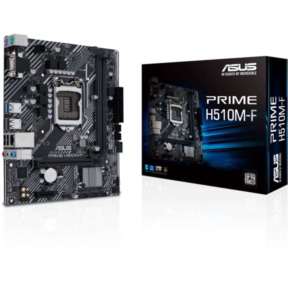 ASUS PRIME H510M-F DDR4 LGA1200 microATX Motherboard ASUS PRIME H510M-F DDR4 LGA1200 microATX Motherboard price in Pakistan