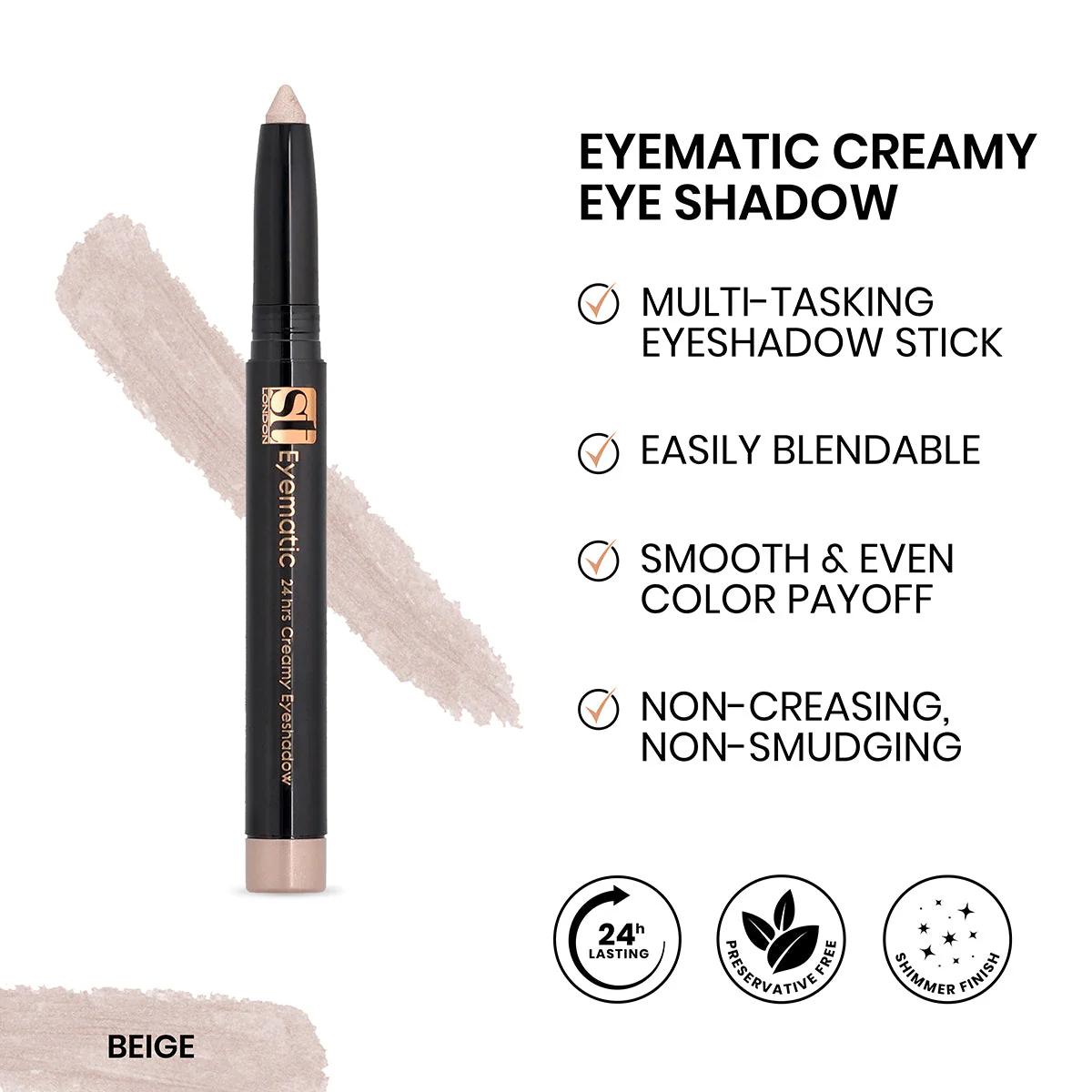 ST London Eyematic Creamy Eye Shadow Beige ST London Eyematic Creamy Eye Shadow Beige price in Pakistan
