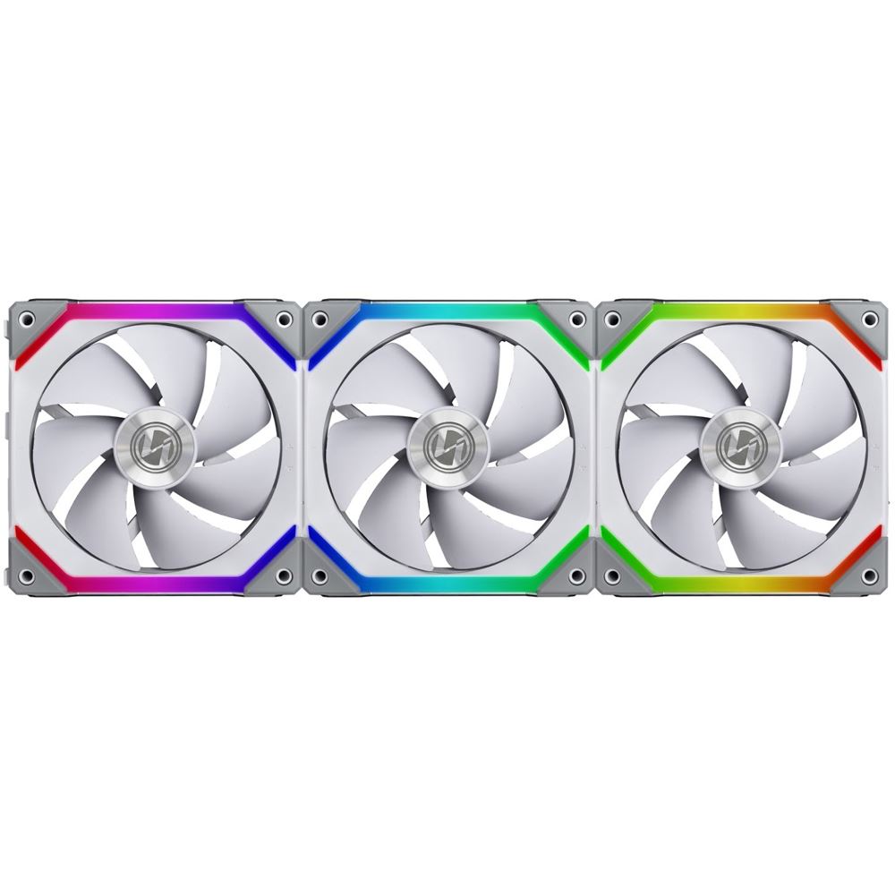 Lian Li UNI SL120 120mm RGB Triple Pack Cooling Fan White Lian Li UNI SL120 120mm RGB Triple Pack Cooling Fan White price in Pakistan
