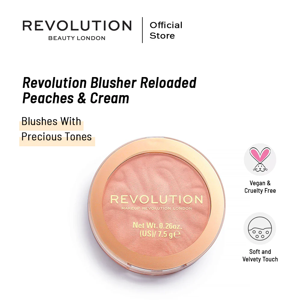 Makeup Revolution Blusher Reloaded Peaches & Cream Makeup Revolution Blusher Reloaded Peaches & Cream price in Pakistan