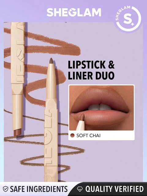 Sheglam GLAM 101 LIPSTICK & LINER DUO- Soft chai Sheglam GLAM 101 LIPSTICK & LINER DUO- Soft chai price in Pakistan