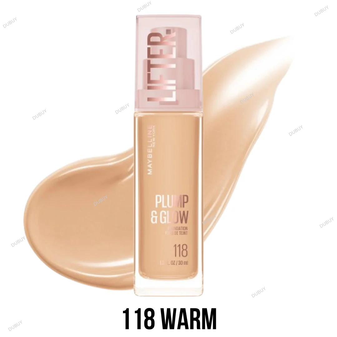 Maybelline Lifter Plump & Glow Foundation 30ML 118 WARM Maybelline Lifter Plump & Glow Foundation 30ML 118 WARM price in Pakistan