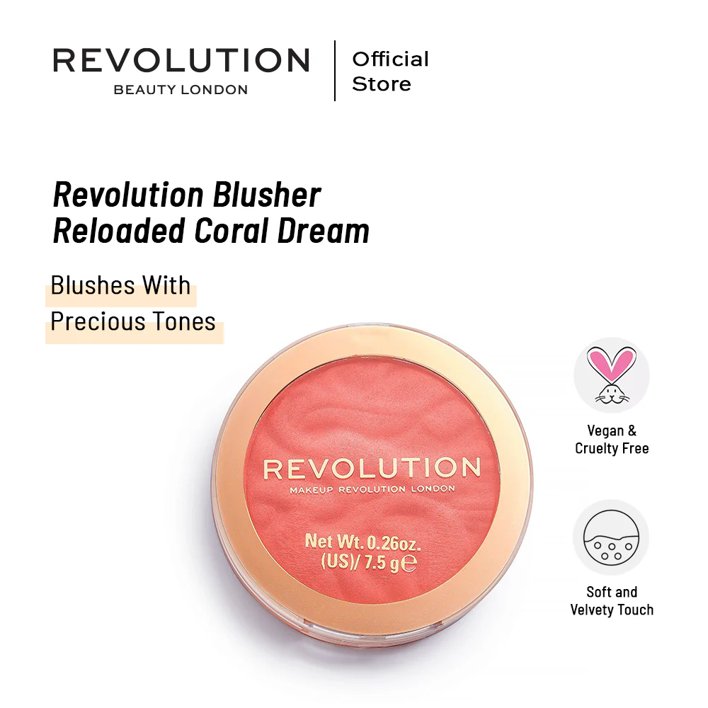 Makeup Revolution Blusher Reloaded Dream Coral Makeup Revolution Blusher Reloaded Dream Coral price in Pakistan