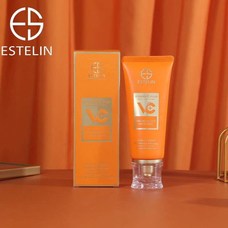 Estelin Vitamin C Plus Brightening & Anti Aging Facial Cleanser 80G Estelin Vitamin C Plus Brightening & Anti Aging Facial Cleanser 80G price in Pakistan