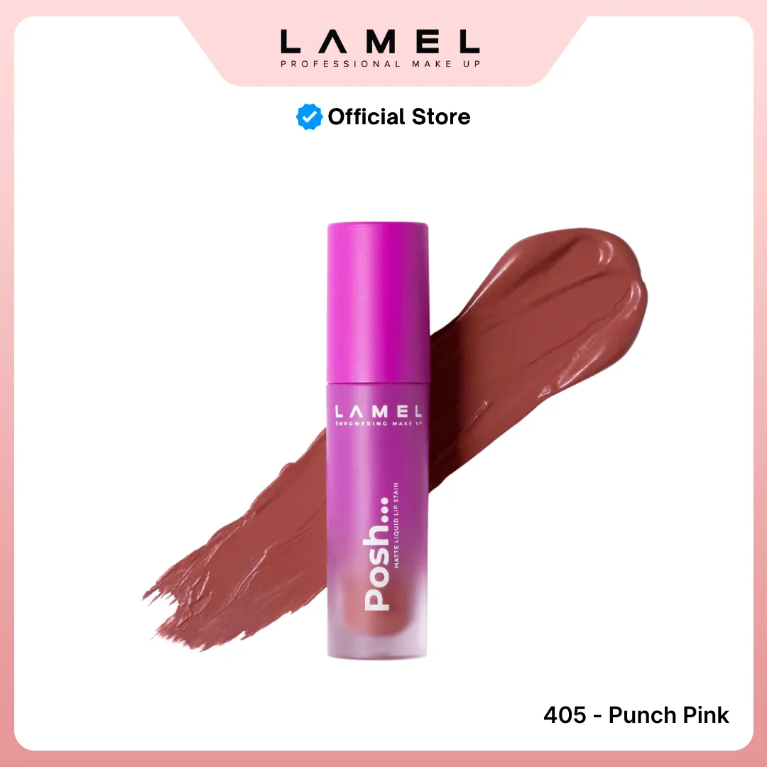 Lamel Posh Matte Liquid Lip Stain 405 Punch Pink Lamel Posh Matte Liquid Lip Stain 405 Punch Pink price in Pakistan