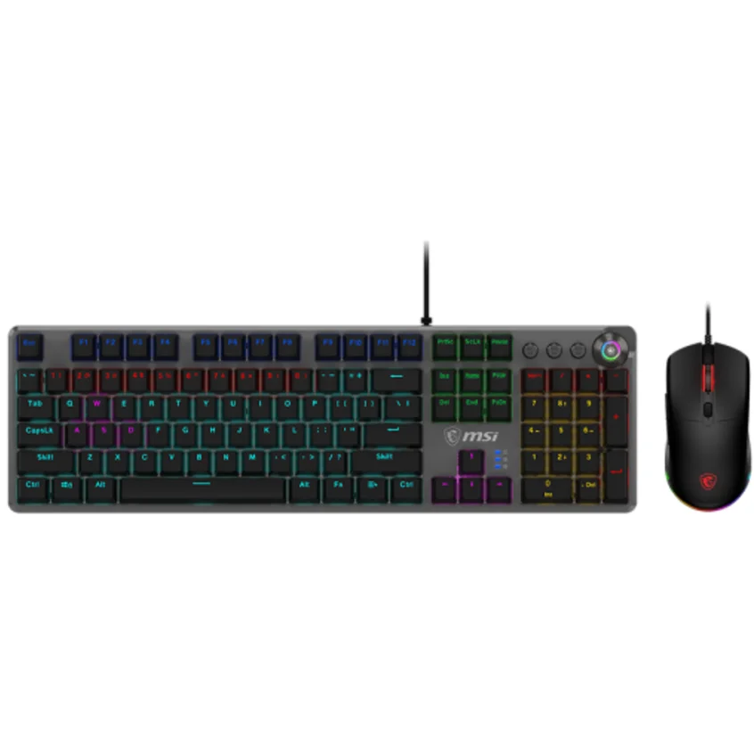 MSI Forge GK310 Combo Keyboard Mouse Wired Switches Red MSI Forge GK310 Combo Keyboard Mouse Wired Switches Red price in Pakistan