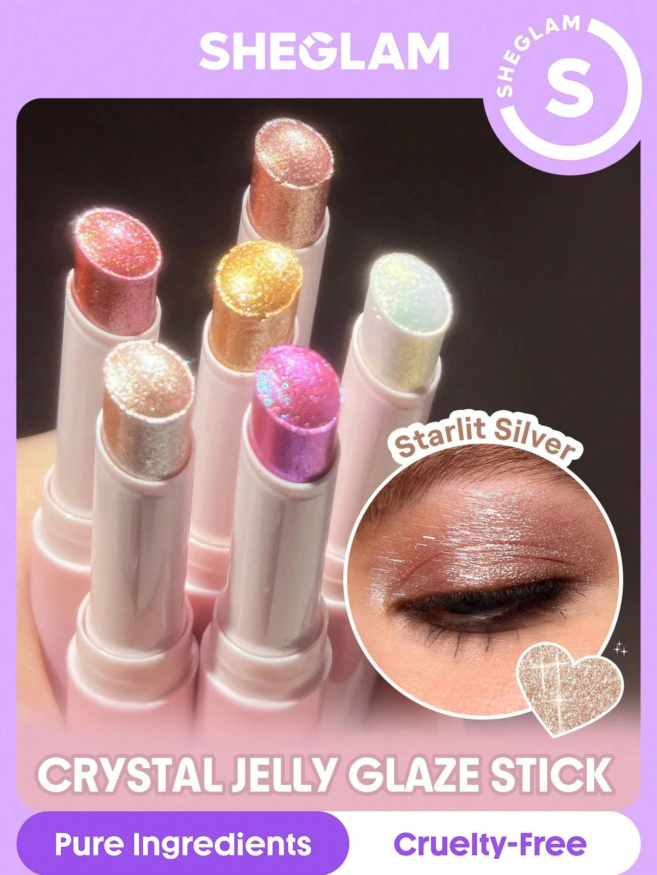 SHEGLAM Crystal Jelly Glaze Stick Starlit Silver SHEGLAM Crystal Jelly Glaze Stick Starlit Silver price in Pakistan