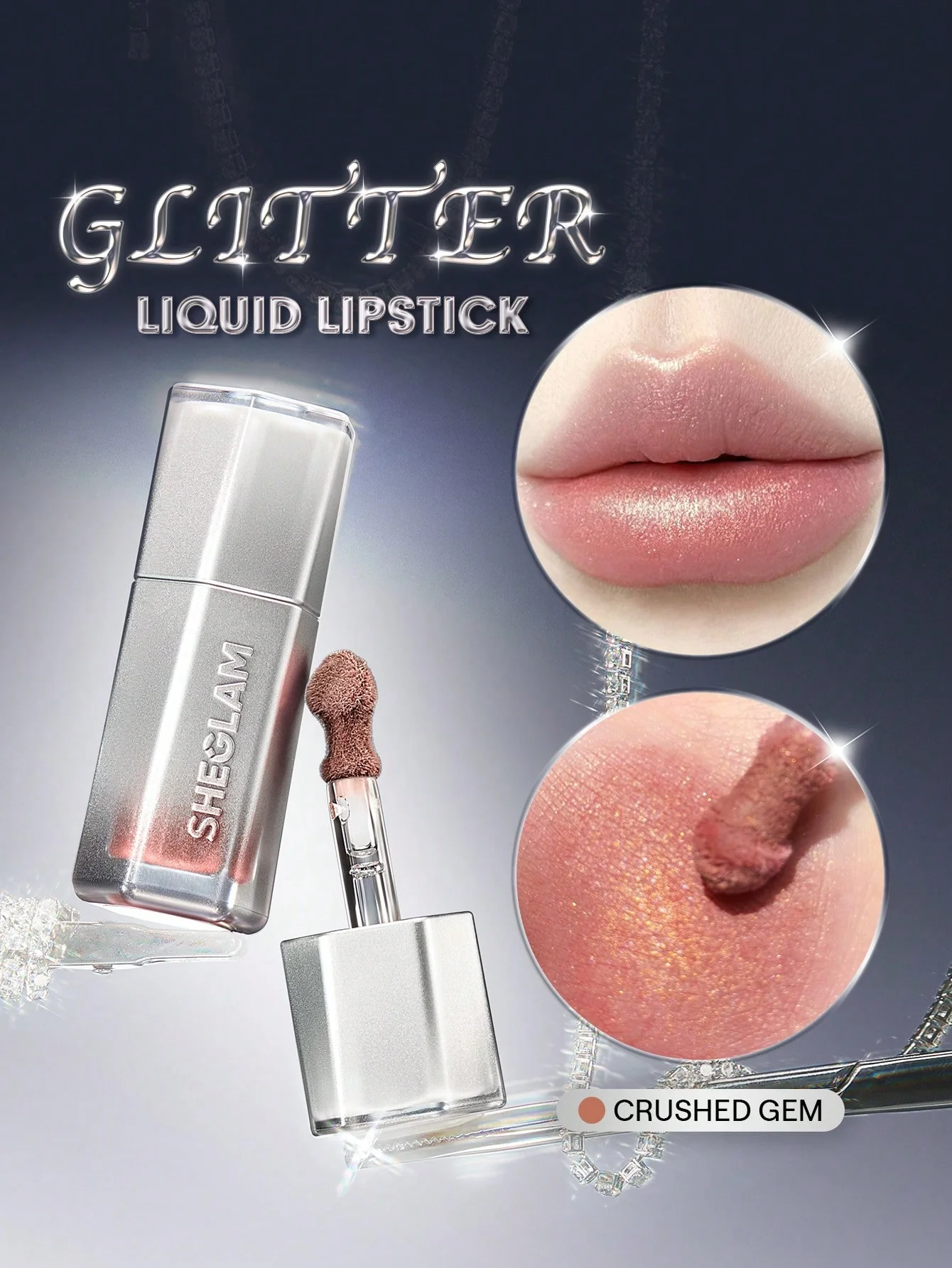 SHEGLAM Glitter Whip Liquid Lipstick Crushed Gem SHEGLAM Glitter Whip Liquid Lipstick Crushed Gem price in Pakistan