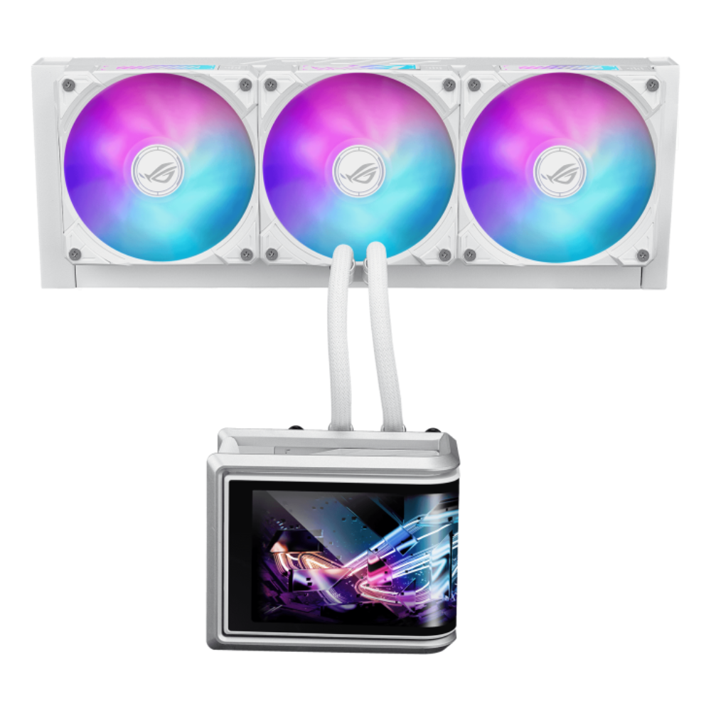 ASUS ROG Ryuo IV SLC 360 ARGB LCD AIO CPU Liquid Cooler White ASUS ROG Ryuo IV SLC 360 ARGB LCD AIO CPU Liquid Cooler White price in Pakistan