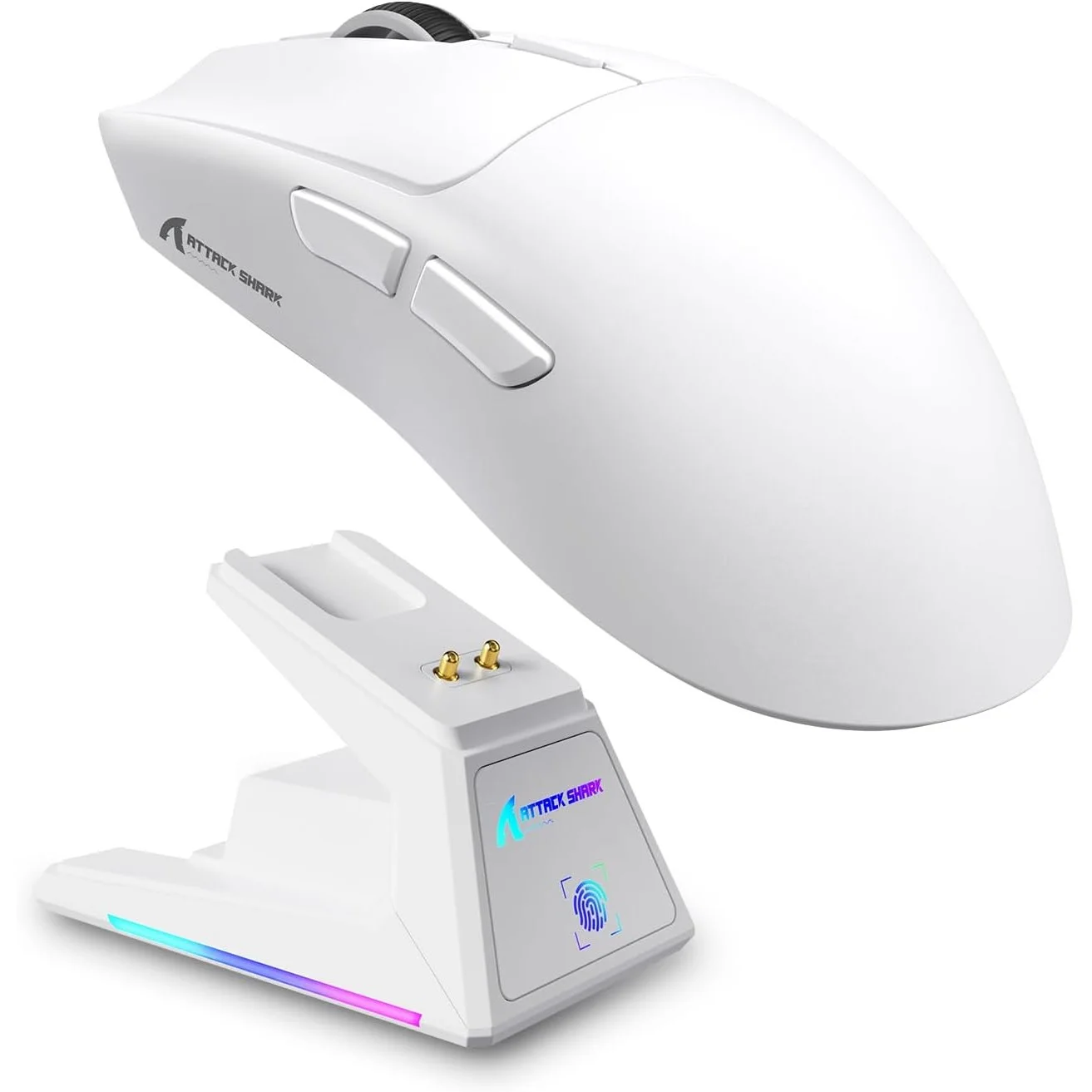 ATTACK SHARK X1 Wireless Gaming Mouse RGB Charging Dock White ATTACK SHARK X1 Wireless Gaming Mouse RGB Charging Dock White price in Pakistan