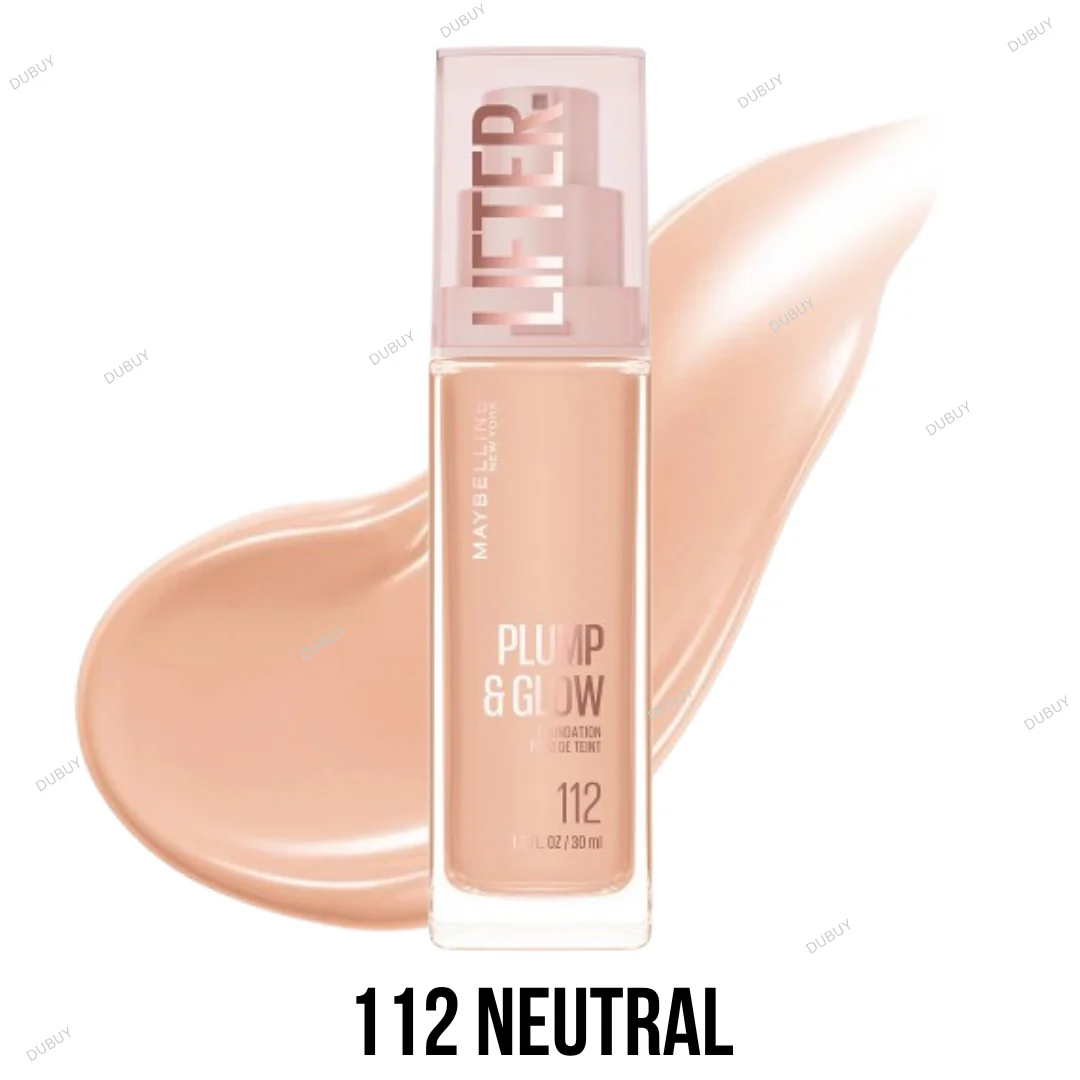 Maybelline Lifter Plump & Glow Foundation 30ML 112 NEUTRAL Maybelline Lifter Plump & Glow Foundation 30ML 112 NEUTRAL price in Pakistan