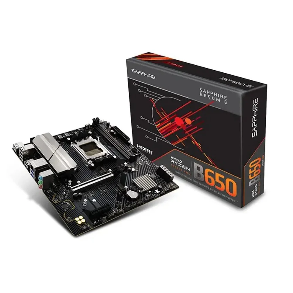 Sapphire B650M-E DDR5 AMD AM5 microATX Motherboard Sapphire B650M-E DDR5 AMD AM5 microATX Motherboard price in Pakistan