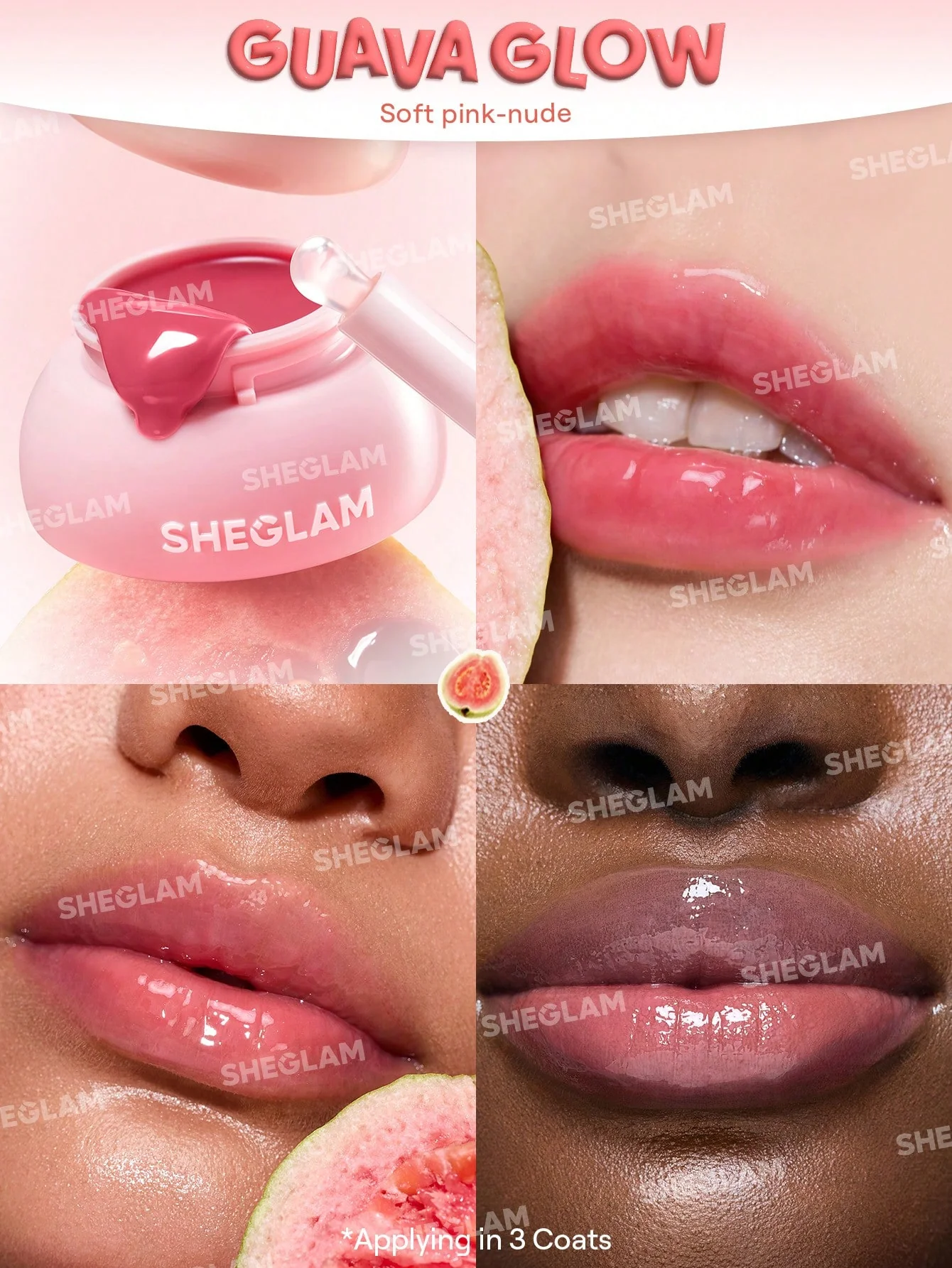 SHEGLAM Hydra Jelly Pocket Lip Jam Guava Glow SHEGLAM Hydra Jelly Pocket Lip Jam Guava Glow price in Pakistan