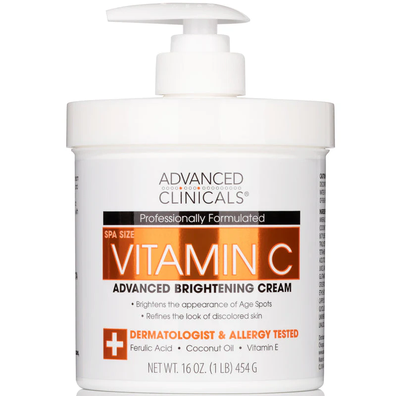 ADVANCED CLINICALS Vitamin C Advanced Brightening 16 oz 454 g Cream ADVANCED CLINICALS Vitamin C Advanced Brightening 16 oz 454 g Cream price in Pakistan