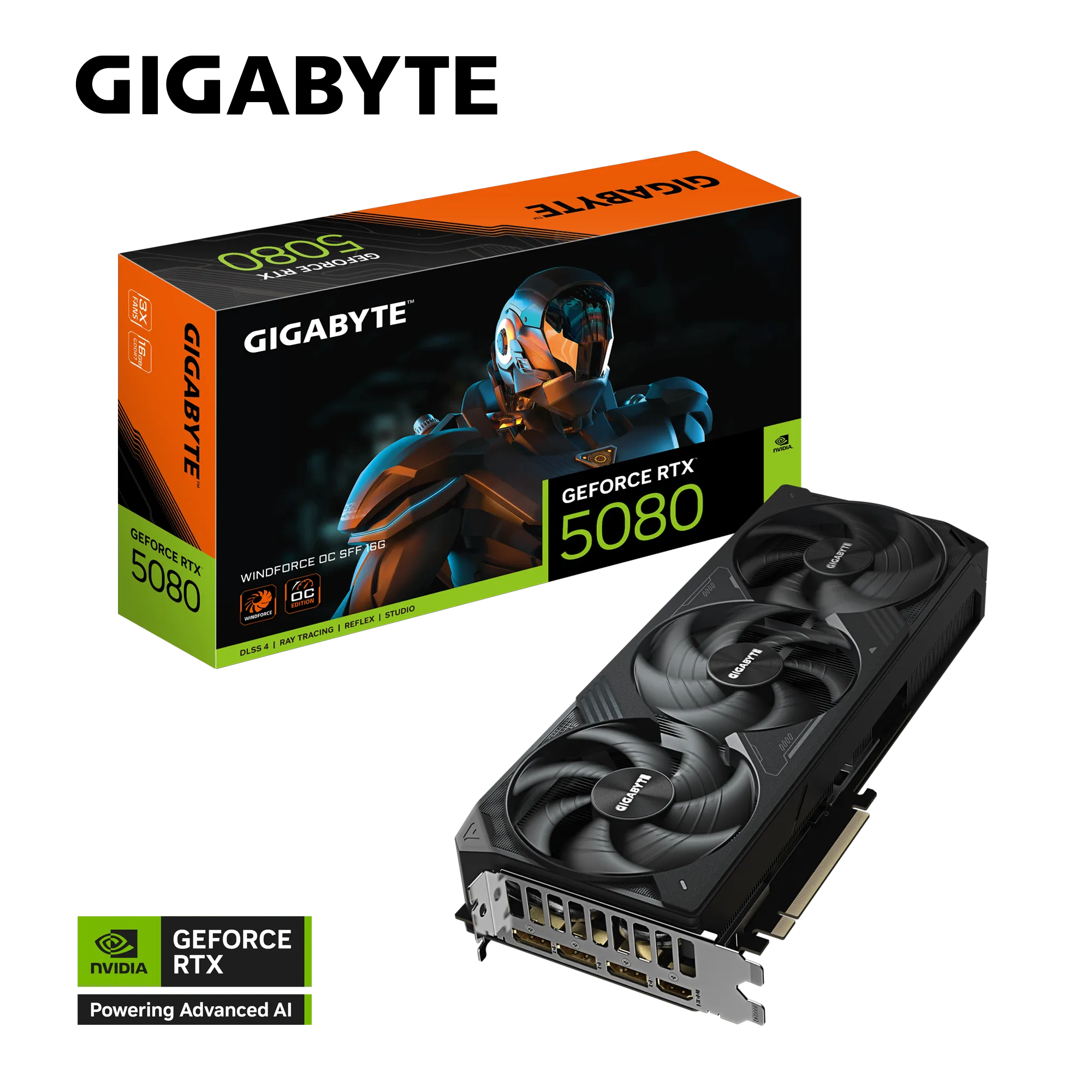 Gigabyte GeForce RTX 5080 Windforce OC SFF Graphics Card 16GB Gigabyte GeForce RTX 5080 Windforce OC SFF Graphics Card 16GB price in Pakistan
