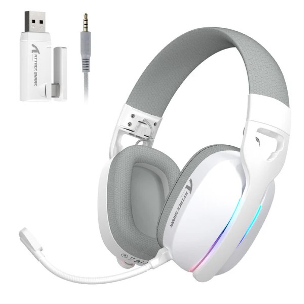 ATTACK SHARK L90 Foldable RGB Ultra Light Tri Mode Gaming Headset White ATTACK SHARK L90 Foldable RGB Ultra Light Tri Mode Gaming Headset White price in Pakistan