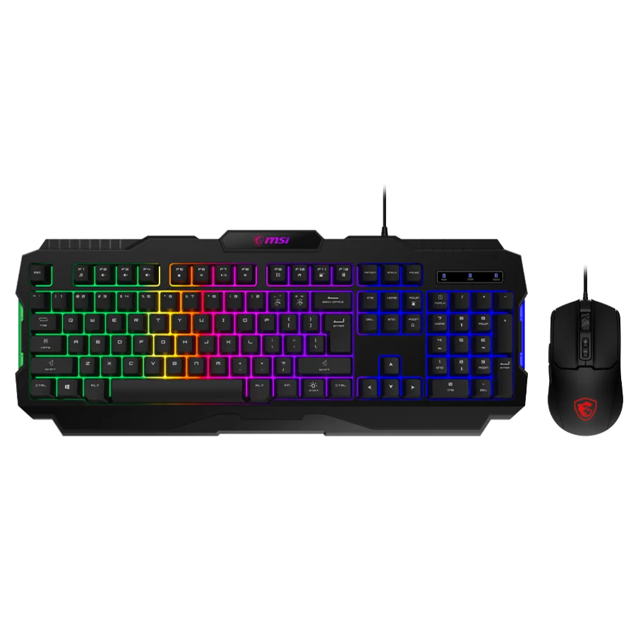 MSI Forge GK100 RGB Gaming Keyboard Mouse Combo MSI Forge GK100 RGB Gaming Keyboard Mouse Combo price in Pakistan