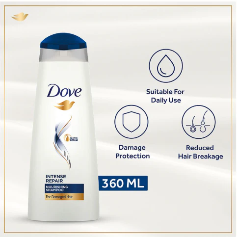 Dove Intense Repair Shampoo 360ml Dove Intense Repair Shampoo 360ml price in Pakistan