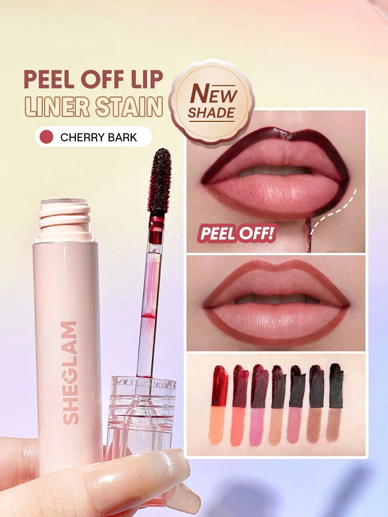 SHEGLAM Fall In Line Peel Off Lip Liner Stain Cherry Bark SHEGLAM Fall In Line Peel Off Lip Liner Stain Cherry Bark price in Pakistan