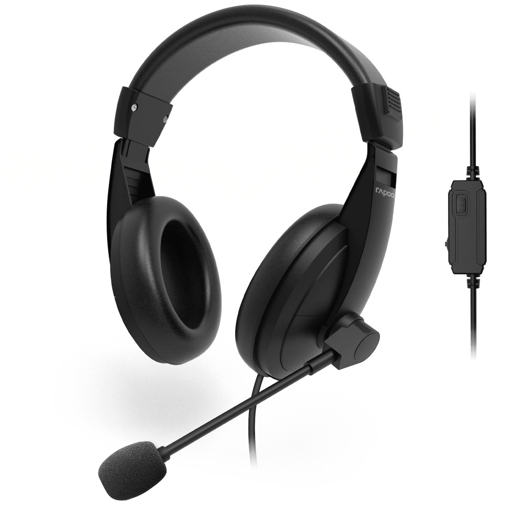 Rapoo H150S USB Stereo Headset 40mm Driver & Mute Mic Black Rapoo H150S USB Stereo Headset 40mm Driver & Mute Mic Black price in Pakistan