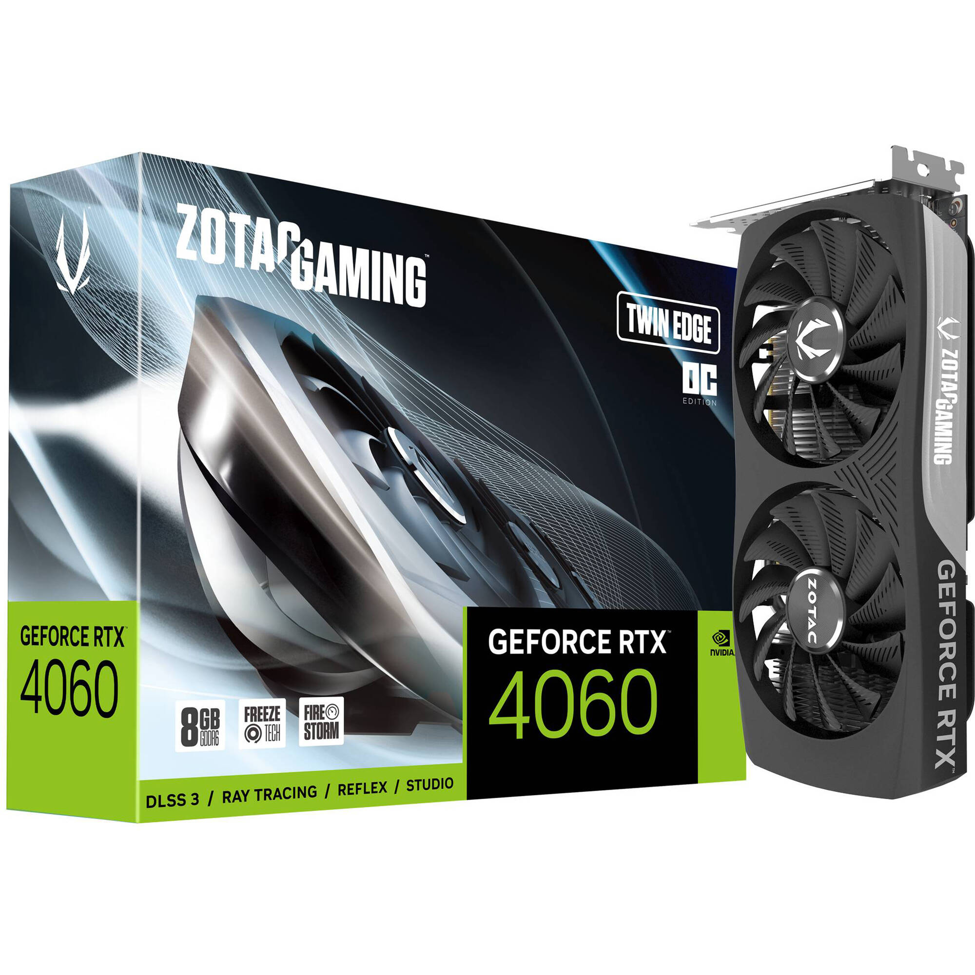 ZOTAC GeForce RTX 4060 Twin Edge Graphics Card 8GB ZOTAC GeForce RTX 4060 Twin Edge Graphics Card 8GB price in Pakistan