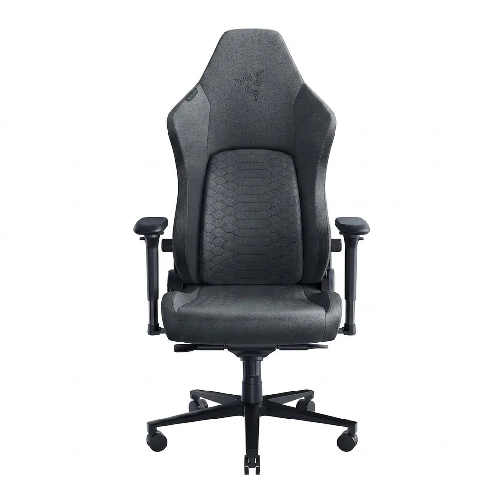 Razer Iskur V2 Gaming Chair: Adaptive Lumbar Support Adjustable Lumbar Curve High Density Foam Cushions Reactive Seat Tilt & 152 degree Recline 4D Armrests Fabric Dark Grey Razer Iskur V2 Gaming Chair: Adaptive Lumbar Support Adjustable Lumbar Curve High Density Foam Cushions Reactive Seat Tilt & 152 degree Recline 4D Armrests Fabric Dark Grey price in Pakistan