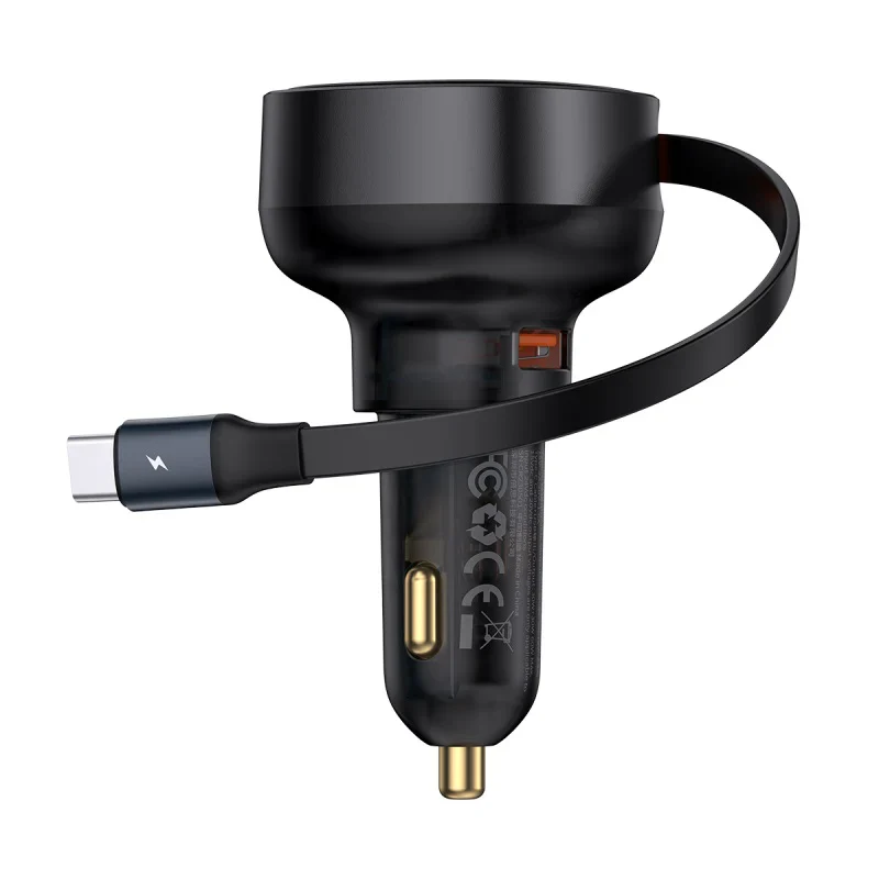 Baseus Enjoyment Pro Retractable USB-C Car Charger 60W Baseus Enjoyment Pro Retractable USB-C Car Charger 60W price in Pakistan