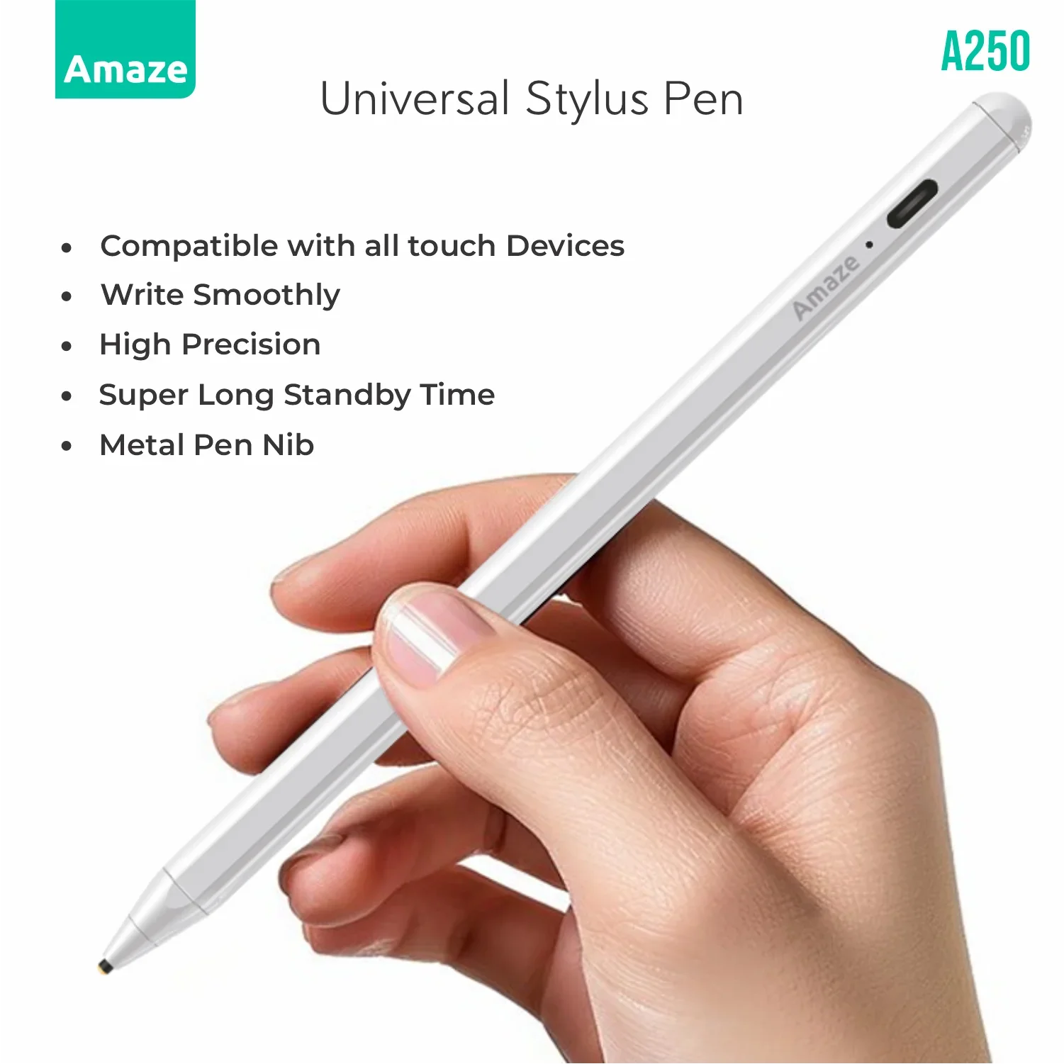 Amaze A250 Universal Stylus Pen for Laptops, Tablets & Mobiles Amaze A250 Universal Stylus Pen for Laptops, Tablets & Mobiles price in Pakistan