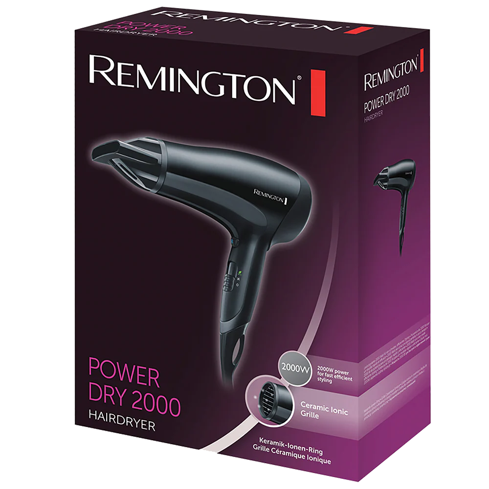 Remington D3010 Hair Dryer Power Ionic 2000w Remington D3010 Hair Dryer Power Ionic 2000w price in Pakistan