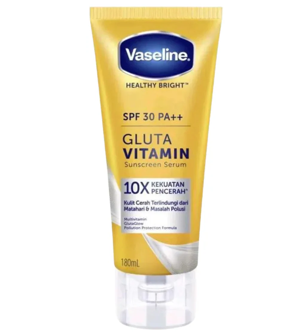 Vaseline Healthy Bright Gluta Vitamin Sunscreen Serum SPF 30 PA++ 180ml Vaseline Healthy Bright Gluta Vitamin Sunscreen Serum SPF 30 PA++ 180ml price in Pakistan