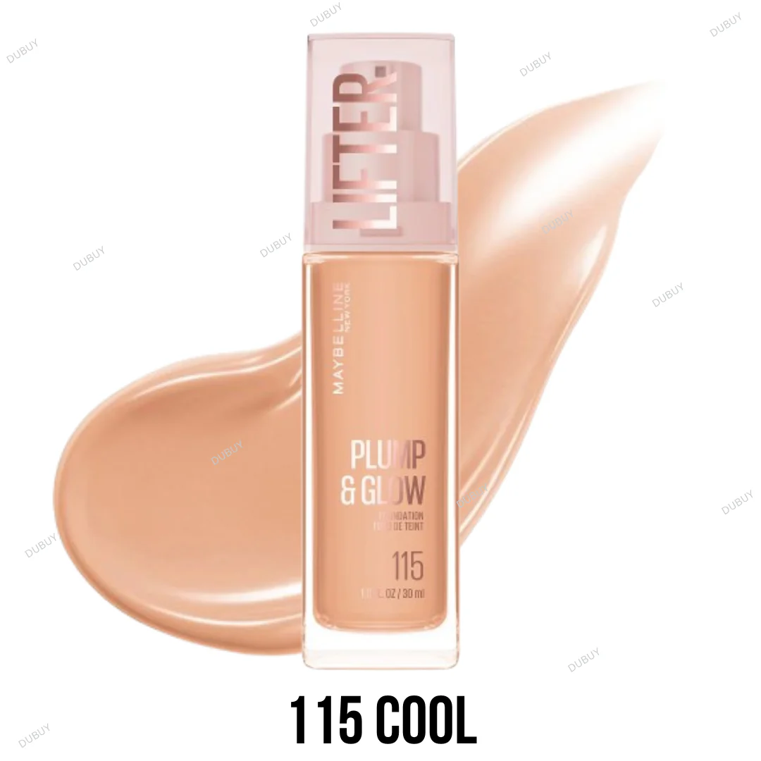 Maybelline Lifter Plump & Glow Foundation 30ML 115 COOL Maybelline Lifter Plump & Glow Foundation 30ML 115 COOL price in Pakistan